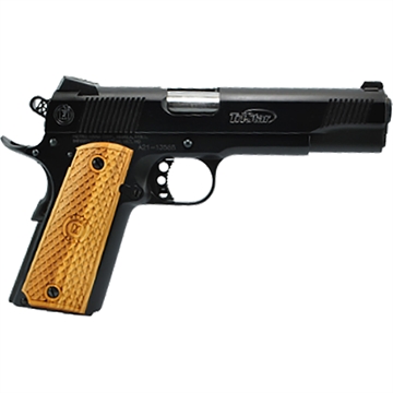 Picture of TriStar American Classic II 1911 10mm Auto 8+1, 5" Stainless Steel Barrel, Blued Serrated Steel Slide, Blued Steel Frame w/Beavertail, Wood Grip 85617