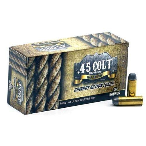 Picture of American Cowboy Handgun Ammunition .45 Colt 200gr LFN 636 fps 50/ct ACA45COLT