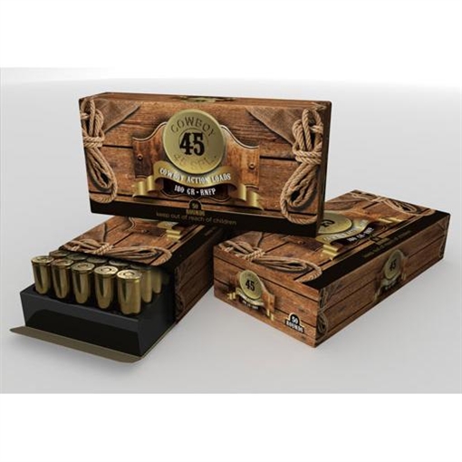 Picture of American Cowboy Handgun Ammunition .45 Special 180 gr RNFP 475 fps 50/ct ACA45SPL