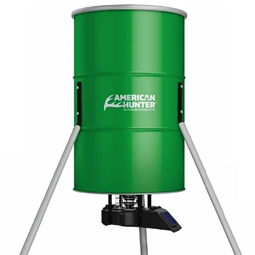 Picture of American Hunter 350 LB. Tripod Feeder w/ updated Sunslinger Kit - MOTOR FREIGHT ONLY AH-SS350
