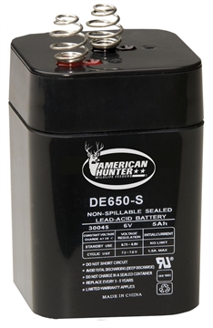 Picture of American Hunter HR Rechargeable Lantern Battery 6 Volt 5 AMP DE30053