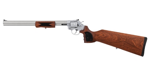 Picture of AMERICAN PREC FIREARMS R1 REVOLVER CARBINE RIR 357 MAG 16 IN BBL SS 6 SHOT WOOD STOCK R1CAR357SS