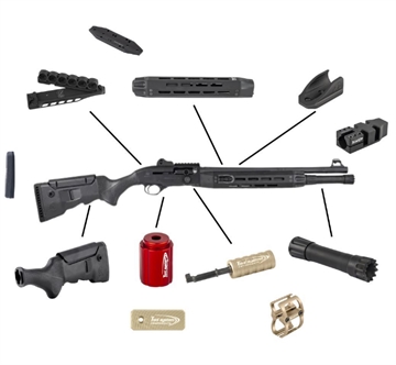 Picture of AMERICAN PREC FIREARMS TONI SYSTEM BUNDLE KIT FOR BERETTA 1301 COMP SAND BUKIT1301COSA