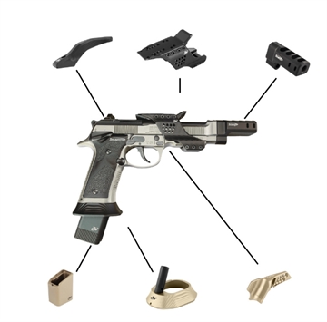 Picture of AMERICAN PREC FIREARMS TONI SYSTEM BUNDLE KIT FOR BERETTA 92X SAND BUKIT92XSA