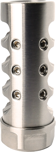 Picture of American Precision Arms Gen 4 Little Bastard Self Timing Stainless 5/8"x24 Threads 2.70" OAL 1" Diameter 30 Cal G4L5830S