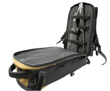 Picture of ATI NOMAD SGS 12GA SINGLE SHOT SHOTGUN 18" BBL 3" CHAMBER TAN RUKX GEAR SURVIVOR BACKPACK ATIG12NMDSURT