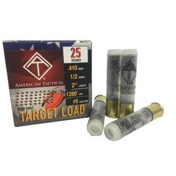 Picture of ATI .410ga 2.5" Target Load Shotgun Shells - #9 1/2 oz. 1280 fps ATIAC4109C