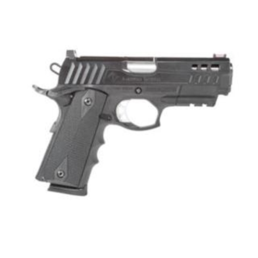 Picture of ATI HGA FXH-45C 45 AUTO 4.25IN BBL 8RD HYBRID PLY FRAME STEEL SLIDE BLK ATIGFXH45C