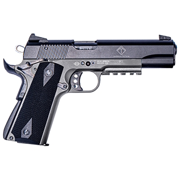 Picture of ATI GSG 1911 22 LR 10+1 5" Black Steel Barrel, Black Parkerized Serrated Slide, Gray Polymer Grip GERG1911ADOPGR