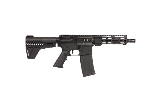 Picture of ATI MilSport 5.56x45 NATO 30+1 7.50" Black Steel Barrel, 7" M-LOK Handguard, Matte Black Aluminum Receiver, Black Synthetic Stock, Black Polymer Grip ATIG15MS556QD7B