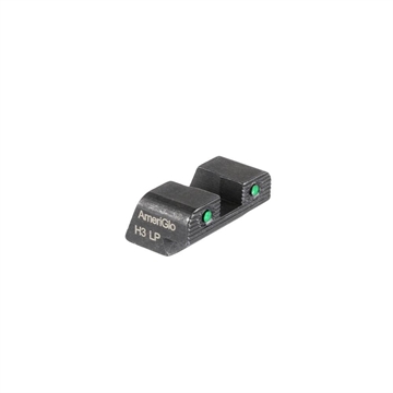Picture of Ameriglo 2-Dot Tritium Rear Handgun Sight for Sig Sauer/Springfield XD/Hellcat (Non OSP) Green with Black Notch #10 XD-875R