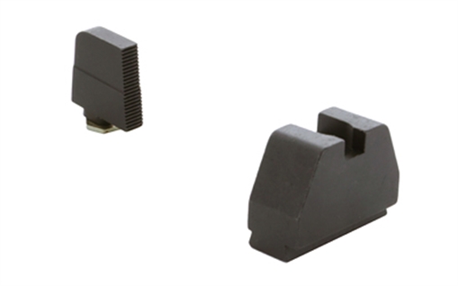Picture of AmeriGlo Optic Compatible Sight Set, Fits all Glocks, Cowitnesses with Glock 43X/48 MOS, Black Serrated Front and Rear GL-527