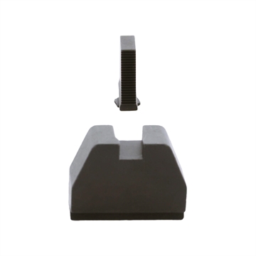 Picture of Ameriglo 8XL Tall Black Serrated .475 Front Flat Black .578 Rear Handgun Sight Glock GL-528