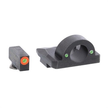 Picture of AMERIGLO GHOST RING PRO SIGHTS MOST MEDIUM/SMALL FRAME GLOCKS TRITIUM GR SET ORANGE FRONT OUTLINE GL-225
