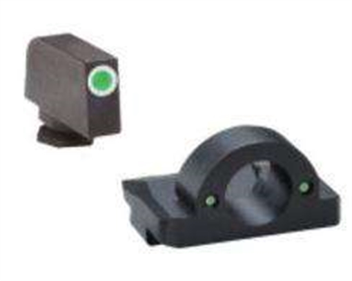 Picture of AMERIGLO GHOST RING PRO SIGHTS GLOCK 20/21/29/30/31/32/36 TRITIUM GR SET ORANGE OUTLINE FRONT GL-226