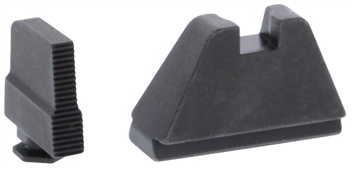 Picture of AmeriGlo Optic Compatible Sight Set for Glock 5XL Tall Serrated Front Sight-Black Rear Sight GL507