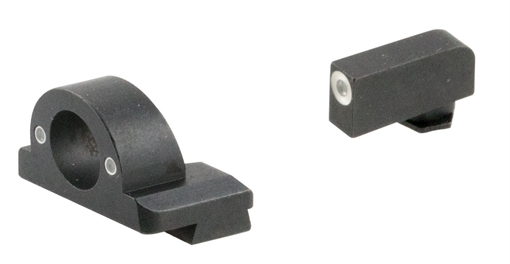 Picture of AmeriGlo Ghost Ring Sight Set for Glock Green Tritium White Outline Front Sight-Green Tritium Rear Sight GL5125