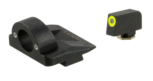 Picture of AmeriGlo Ghost Ring Sight Set for Glock Green Tritium LumiGreen Outline Front Sight-Green Tritium Rear Sight GL5325