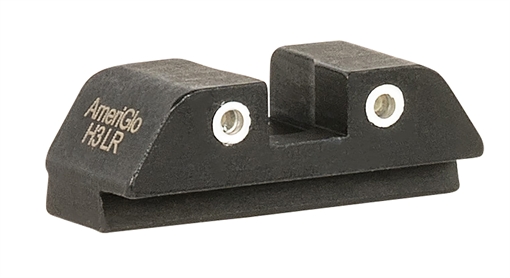Picture of AmeriGlo Tritium Rear Sight for Glock Green Tritium White Outline Rear Sight GL8113R