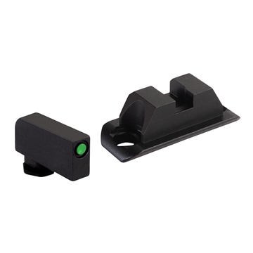Picture of Ameriglo Optic Compatible Sight Set for Glock Gen 5 A-Cut Green with Black .240" Front Black Rear AC-809