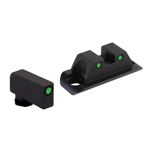 Picture of Ameriglo Optic Compatible Sight Set for Glock Gen 5 A-Cut Green with Black Front and Back AC-813