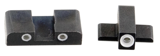 Picture of AmeriGlo Classic Tritium Sight Set for Sig Sauer Green Tritium White Outline Front Sight-Green Tritium White Outline Rear Sight SG161