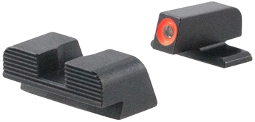 Picture of AmeriGlo Protector Sight Set for Sig Sauer Green Tritium Orange Outline Front Sight-Black Serrated Rear Sight SG434