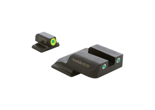 Picture of AMERIGLO SIGHTS S&W M&P PROGLO LIME FRONT CLASSIC GREEN REAR SW-249