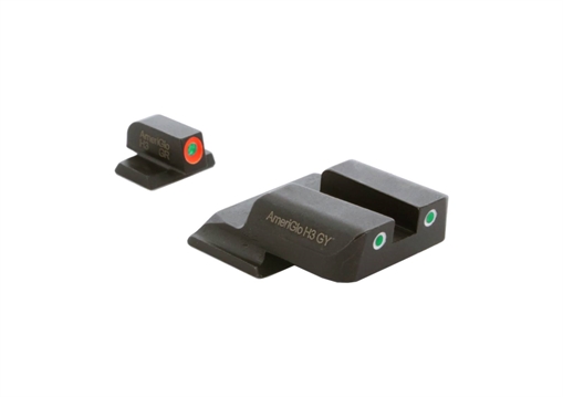 Picture of AMERIGLO SIGHTS S&W M&P PROGLO ORANGE FRONT CLASSIC GREEN REAR SW-247