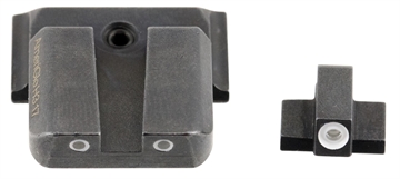 Picture of AmeriGlo Classic Tritium Sight Set for Smith & Wesson M&P Green Tritium White Outline Front Sight-Green Tritium White Outline Rear Sight SW801