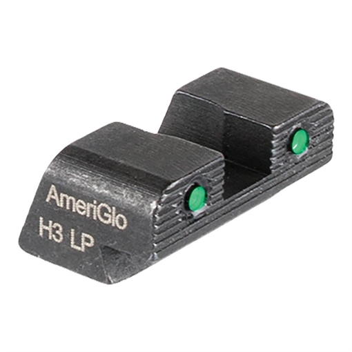 Picture of Ameriglo Tritium 2-Dot Handgun Night Sights .240" Square Notch with Serration Hellcat OSP Green with Black    SA-875R
