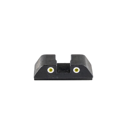 Picture of Ameriglo Tritium 2-Dot Rear Handgun Sight for Glock Yellow with White Front GL-8115R