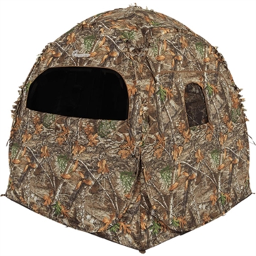 Picture of Ameristep Doghouse Fire Retardant Dog Blind Mossy Oak Break Up Country AMS-AMEBF1007