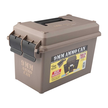 Picture of Mtm Case-Gard AMMO CAN COMBO PACK 9MM LUGER 1000 ROUND POLYMER TAN ACC9