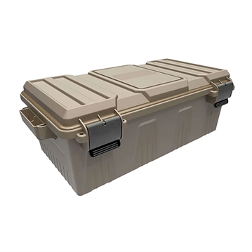Picture of MTM Case-Gard Ammo Crate Divided Utility Box Beige Polypropylene 21" x 11.2" x 7.5" 75 lbs ACDC30