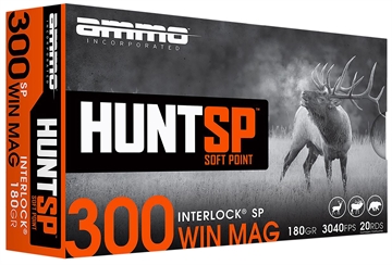 Picture of AMMO INC HUNTSP AMO 300 WIN 180GR INTERLOCK SP 20RD ( 10 BOX CASE) 300WM10SP-A20 300WM10SPA20