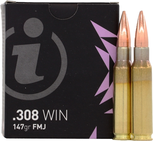 Picture of Ammo Inc Igman 308Win 147gr Full Metal Jacket 20 Per Box/50 Case IGMAN30820