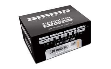 Picture of Ammo Inc Signature, 380 ACP, 90 Grain, Jacketed Hollow Point, 20 Round Box 380090JHP-A20 380090JHPA20