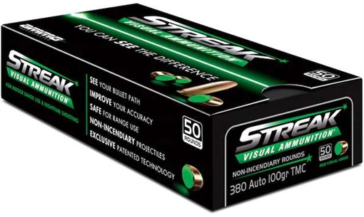 Picture of AMMO INC 380AUTO GREEN 100GR TMC 50RD BOX 1000 CASE 380100TMCSTRKGRN