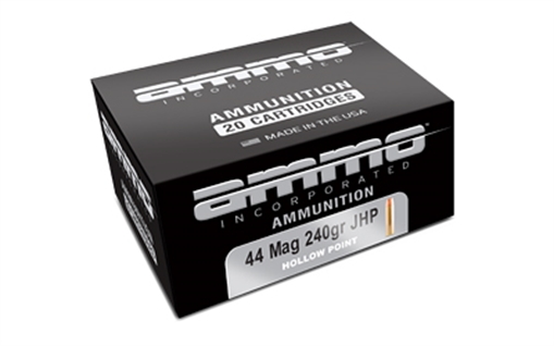 Picture of Ammo Inc Signature, 44 Magnum, 240 Grain, Jacketed Hollow Point, 20 Round Box 44240JHP-A20