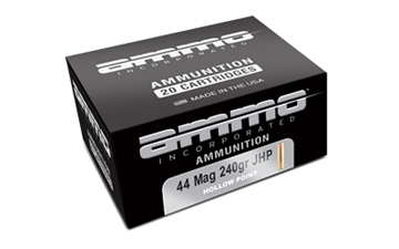 Picture of Ammo Inc Signature, 44 Magnum, 240 Grain, Jacketed Hollow Point, 20 Round Box 44240JHP-A20