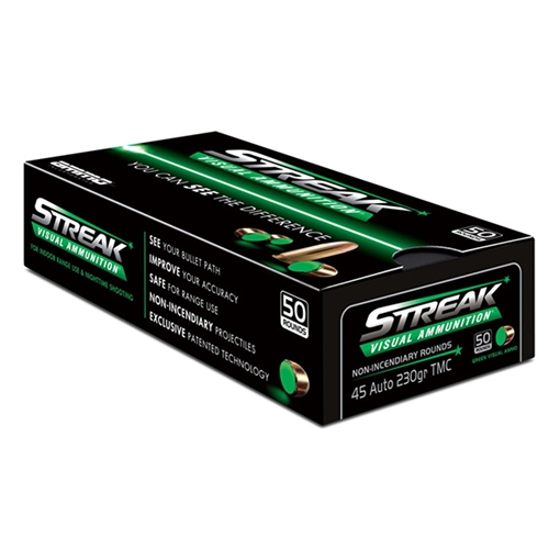 Picture of AMMO INC 45AUTO GREEN 230GR TMC 50RD BOX 1000 CASE 45230TMCSTRKGRN