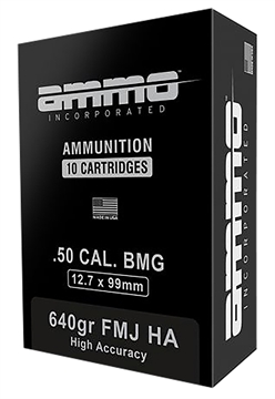 Picture of AMMO INC AMO SIGNATURE SERIES 50 BMG 640GR HIGH ACCURACY 10RD BX 50BMG640HA-A10 50BMG640HAA10