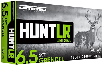 Picture of Ammo Inc Hunt Long Range 6.5Grendel 123gr Super Shock Tip 20 Per Box/10 Case 65GR123SSTA20