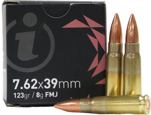 Picture of IGMAN BRASS CASE AMO 7.62X39 FMJ 15RD BOX (56 BOX CASE) 3877002037108 762X39123FMJ-I15