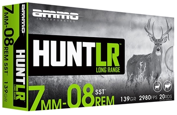 Picture of AMMO INC HUNTLR AMO 7MM-08 REM 139GR SST 20RD ( 10 BOX CASE) 7MM08139SST-A20 7MM08139SSTA20