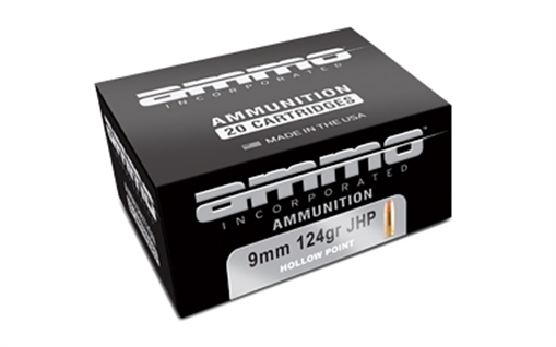 Picture of Ammo Inc Signature Handgun Ammunition 9mm Luger 124gr JHP 1017 fps 20/ct 9124JHP-A20 9124JHPA20
