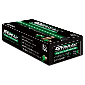 Picture of AMMO INC 9MM GREEN 124GR TMC 50RD BOX 1000 CASE 9124TMCSTRKGRN