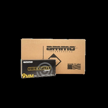 Picture of Ammo Inc Signature 9mm Luger Handgun Ammo - 115 Grain | TMC | 1000rd Case 9115TMC
