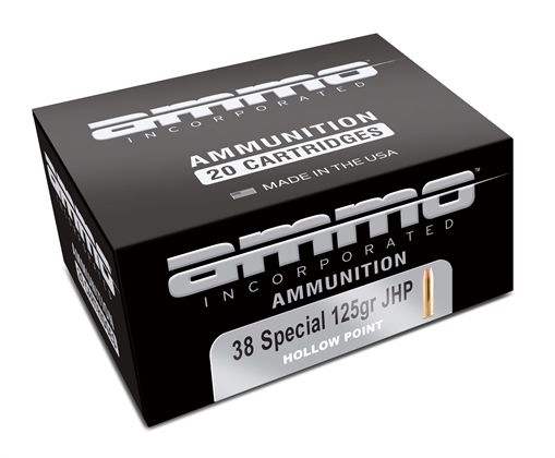 Picture of Ammo Inc Signature Defense .38 Special Handgun Ammo - 125 Grain | JHP | 200rd Case 38125JHP-A20